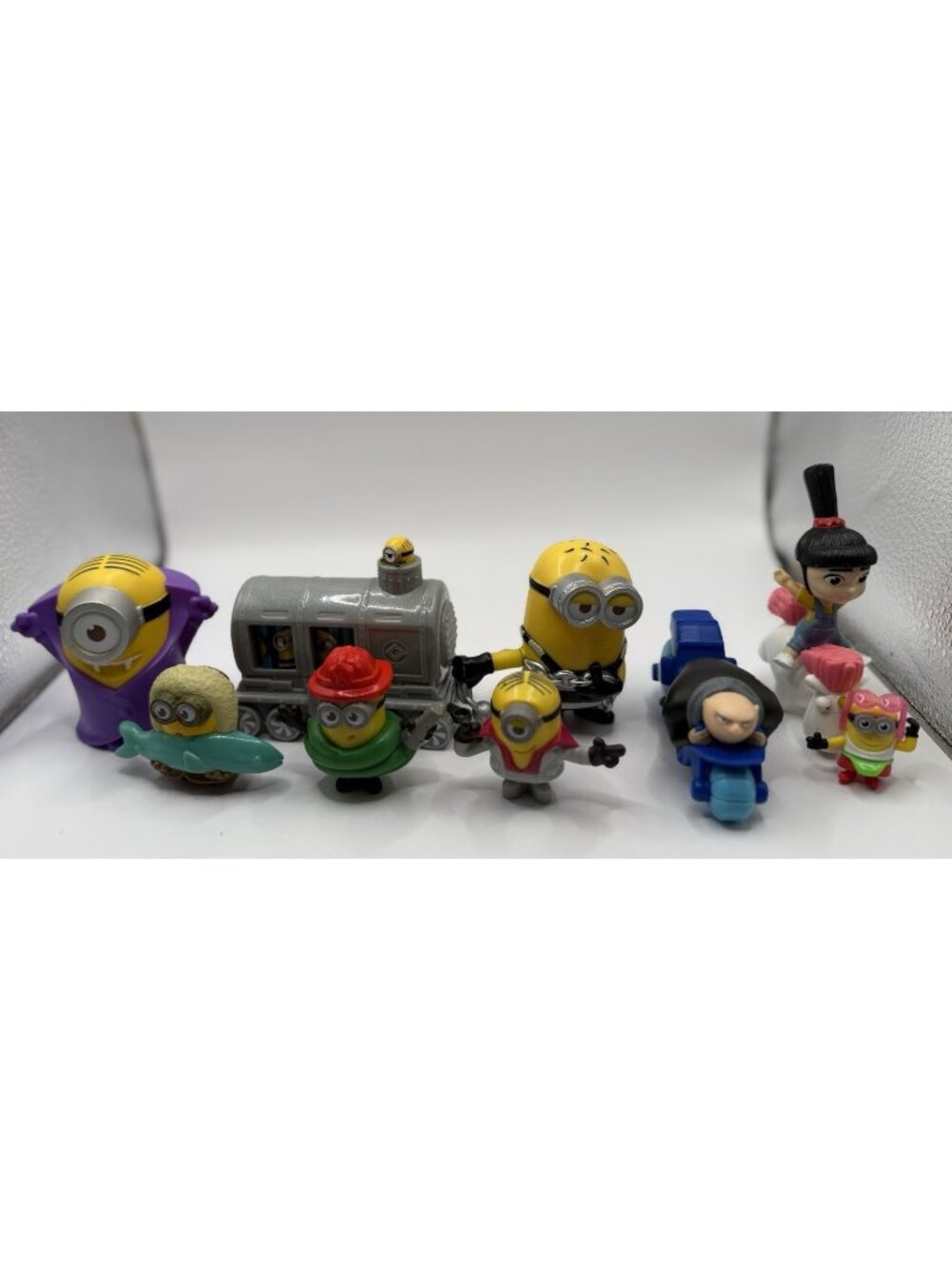Despicable Me 3 Agnes Rocking Fluffy  Gru W/Motorcyle And Minions McDonald's